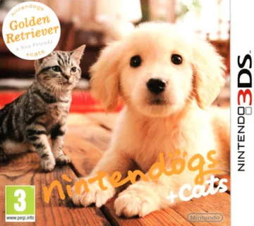 Nintendogs   Cats - Shiba & New Friends (Japan) (Rev 2) box cover front